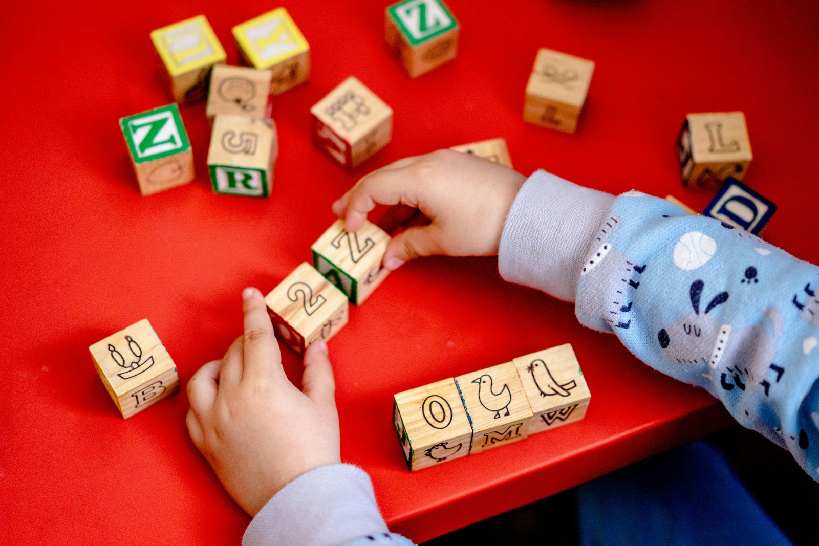 Alphabet learning blocks